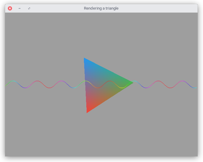 Rendering a rotated triangle and dynamic data